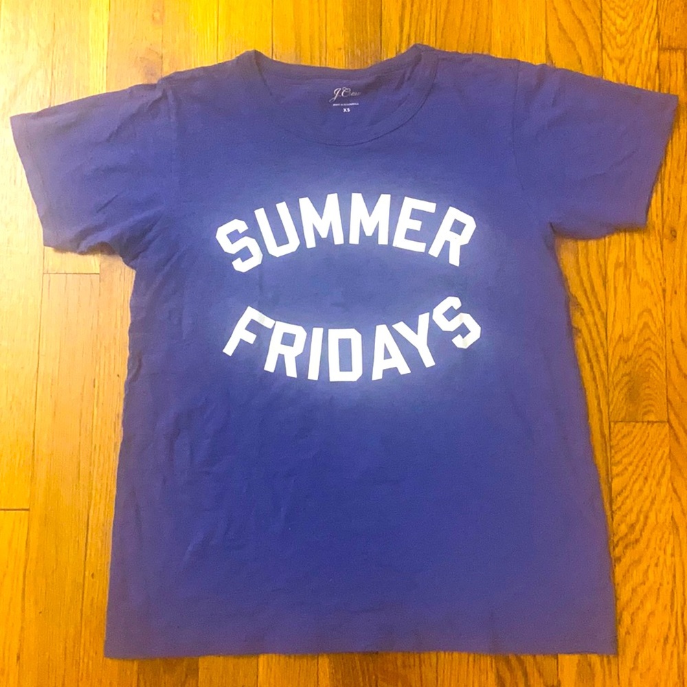 J.CREW // Summer Fridays T-Shirt in Blue